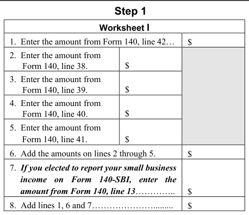 Table from the official PDF (page 23)