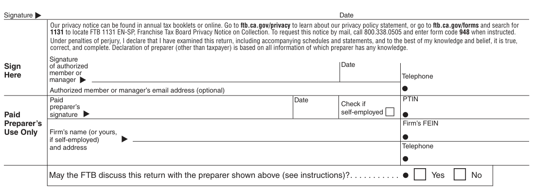 Table from the official PDF (page 29)