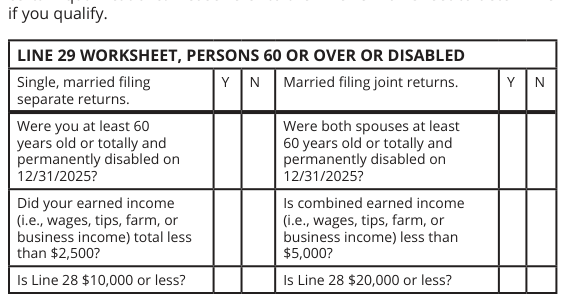 Table from the official PDF (page 8)