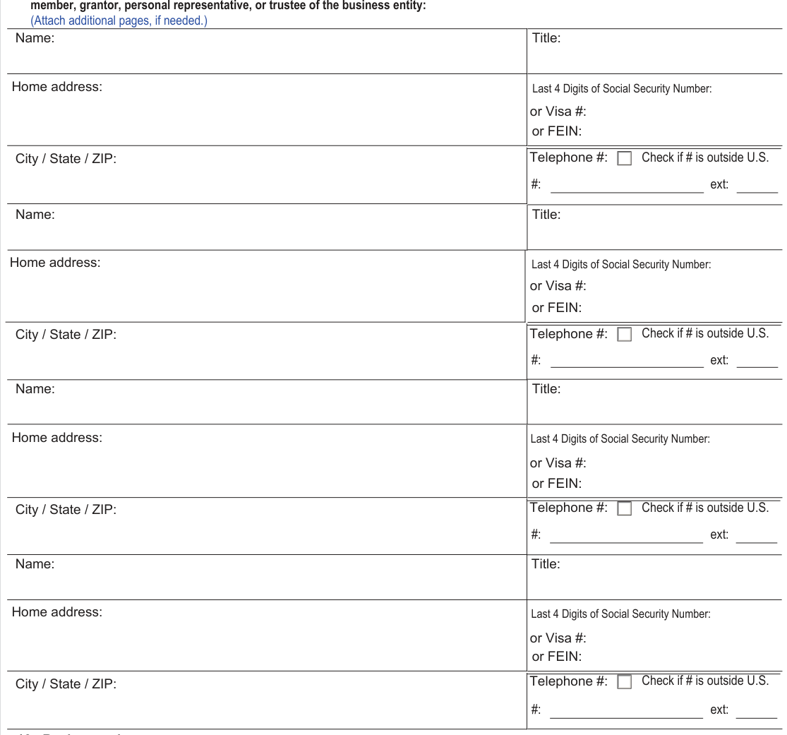 Table from the official PDF (page 4)