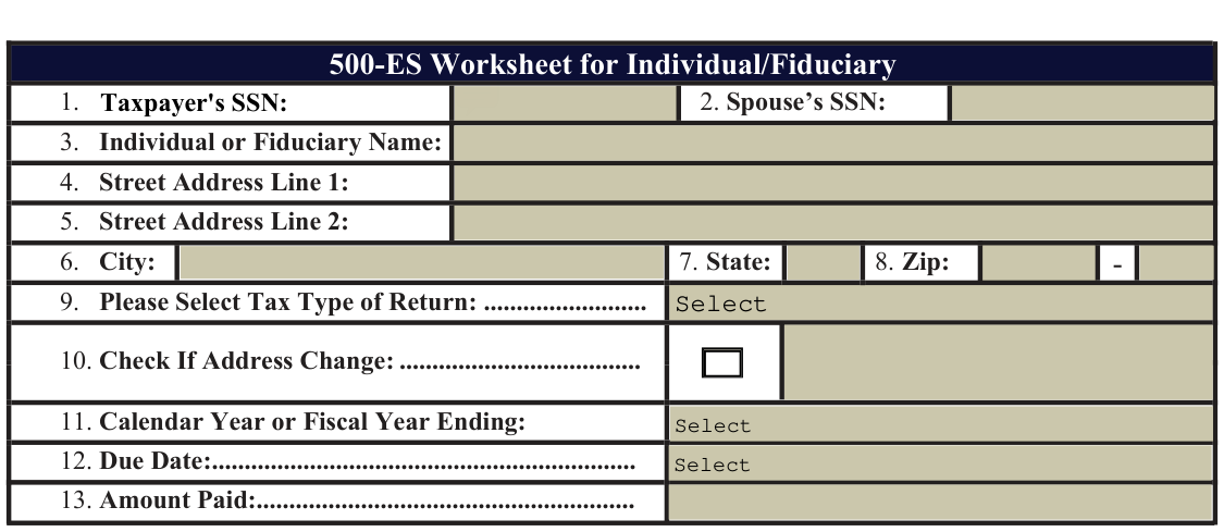 Table from the official PDF (page 1)