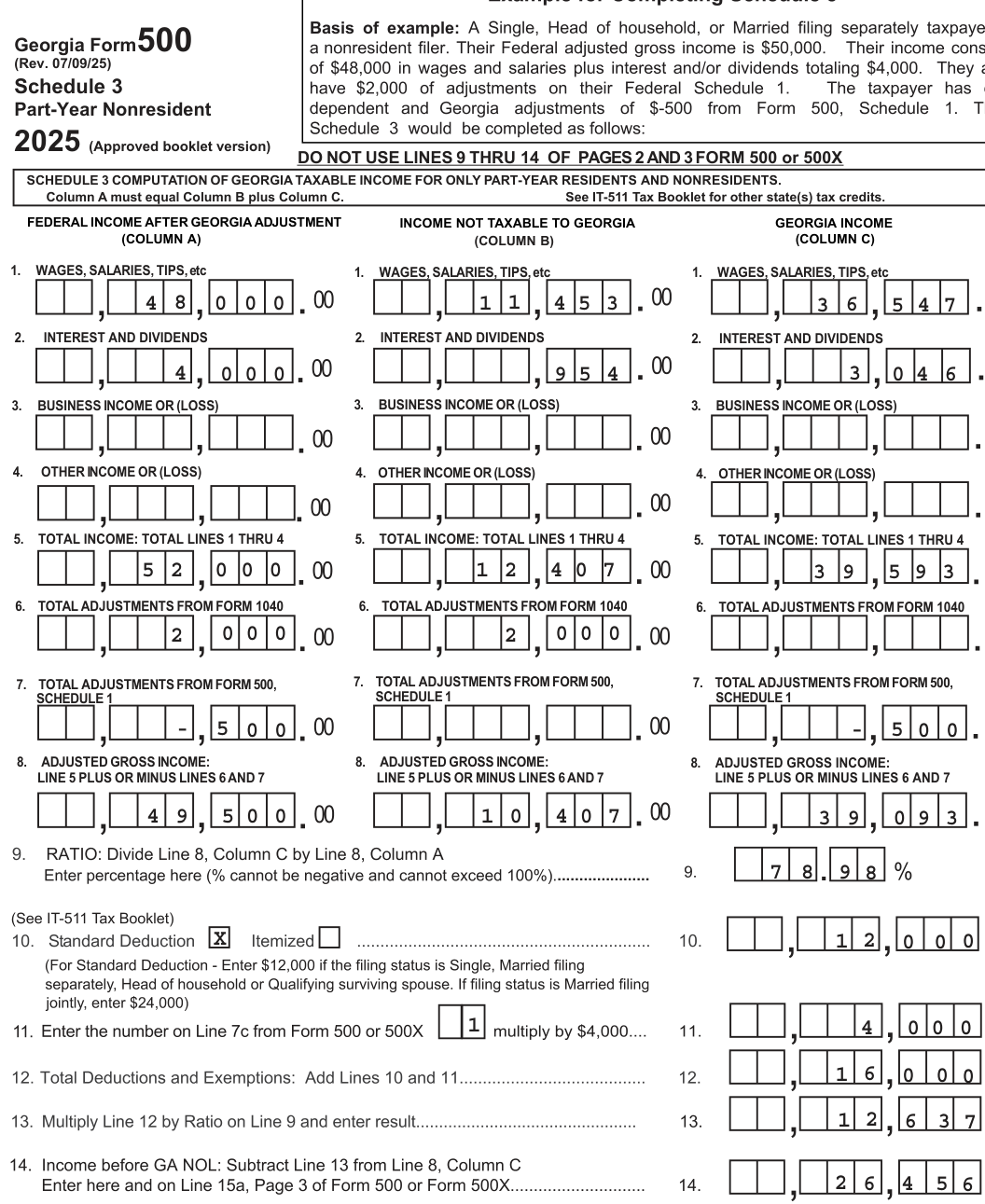 Table from the official PDF (page 27)