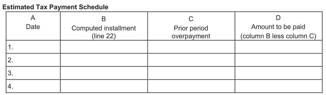 Table from the official PDF (page 3)