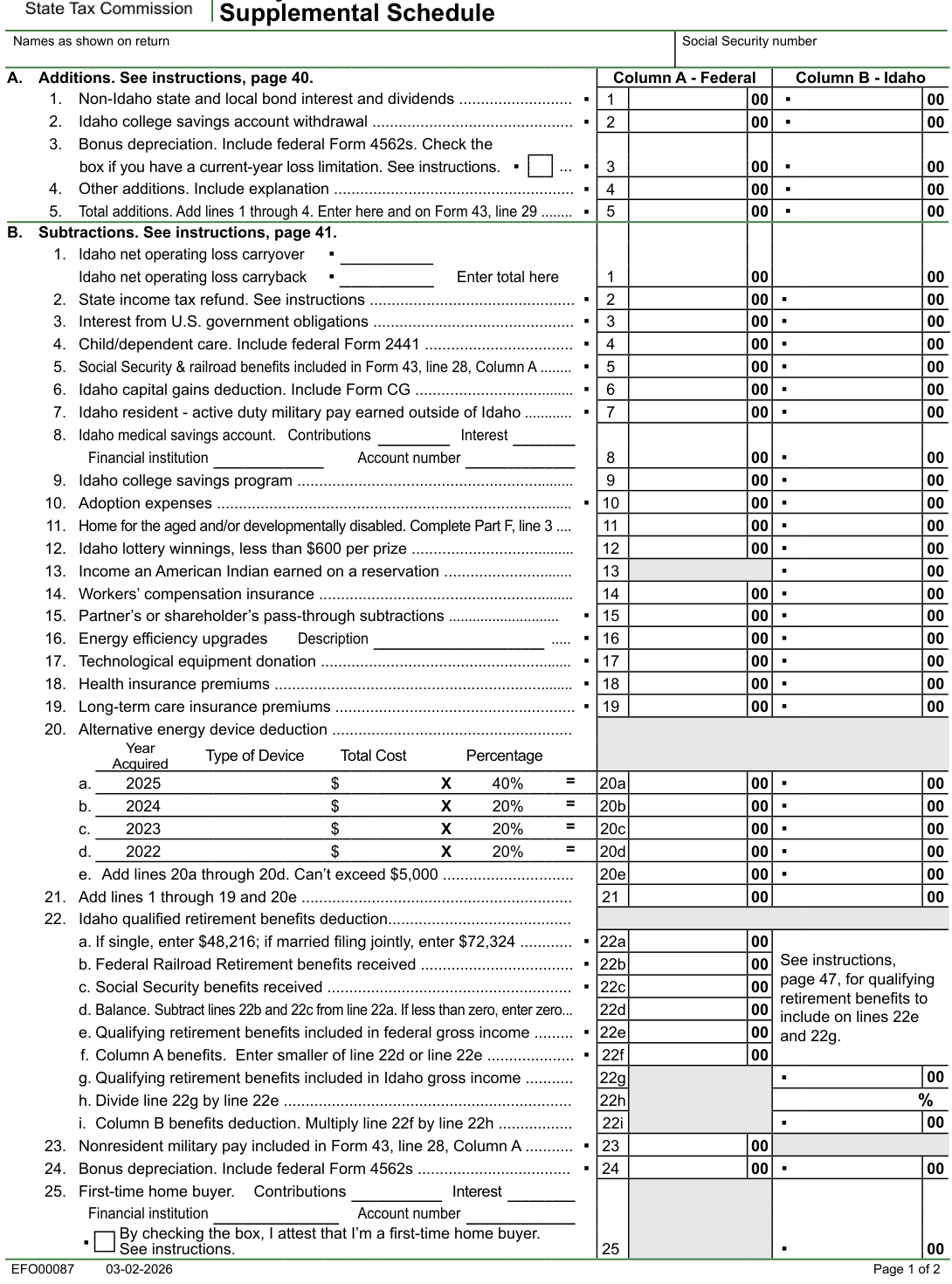 Table from the official PDF (page 39)