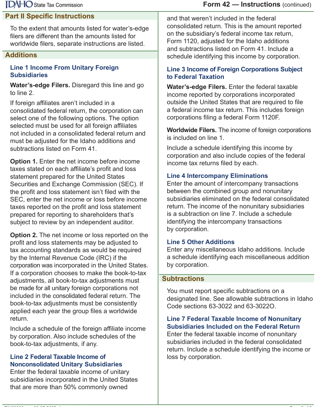 Table from the official PDF (page 3)