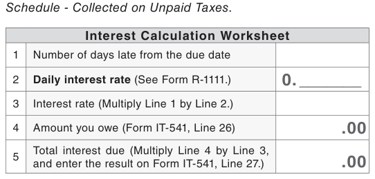 Table from the official PDF (page 18)