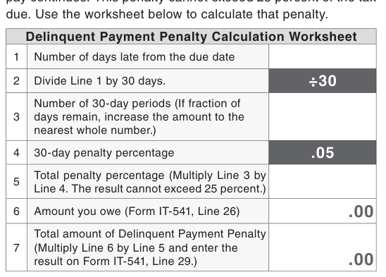 Table from the official PDF (page 18)