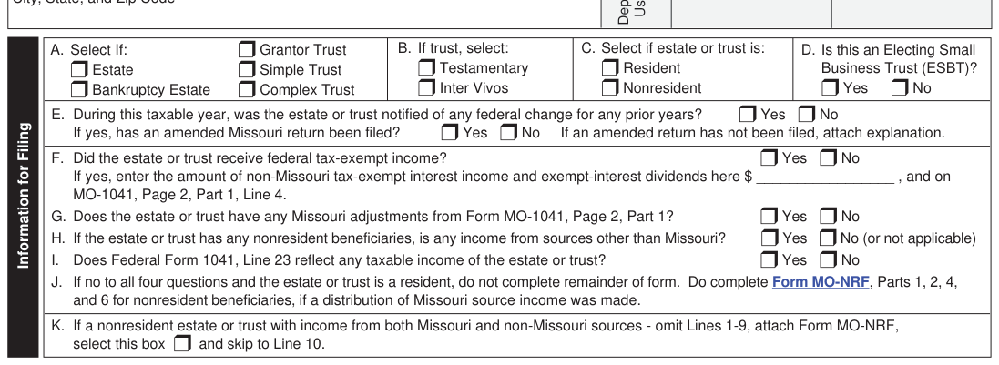 Table from the official PDF (page 1)