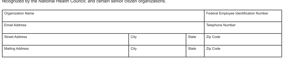 Table from the official PDF (page 1)