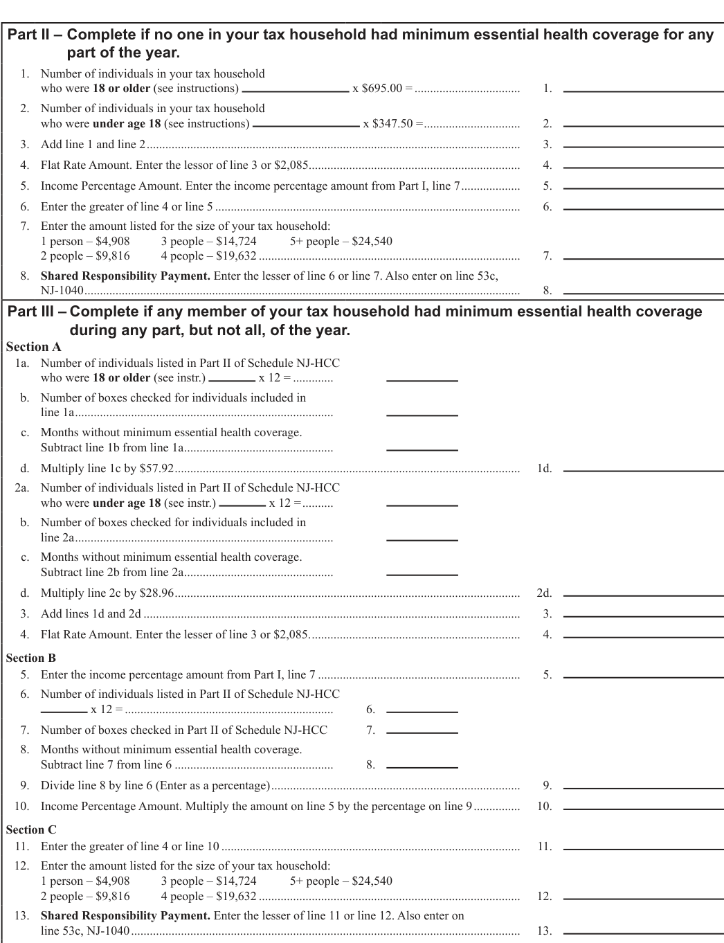 Table from the official PDF (page 42)
