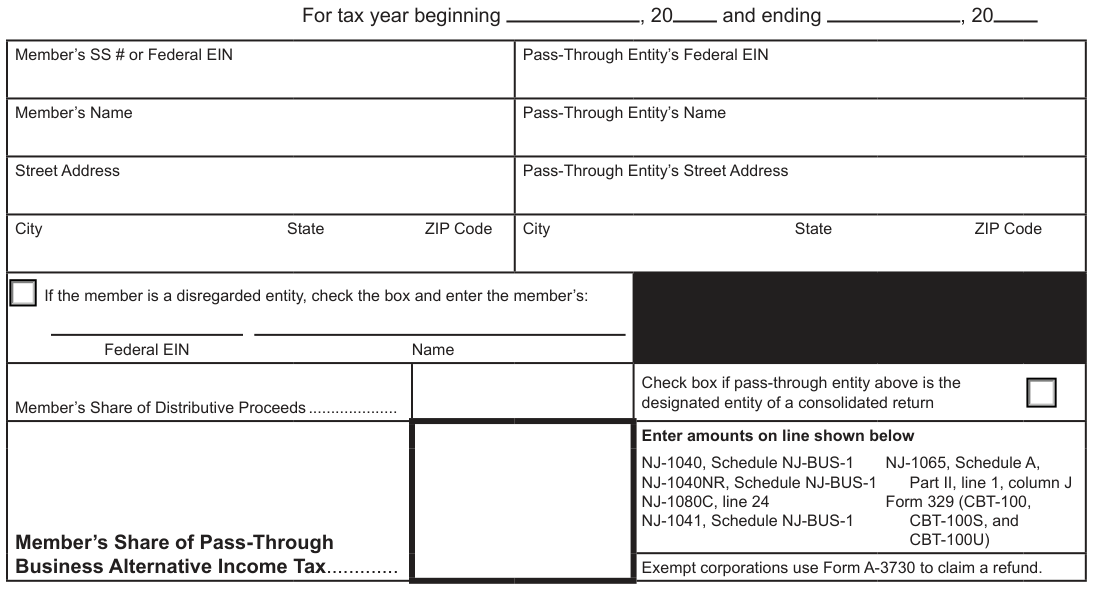 Table from the official PDF (page 1)