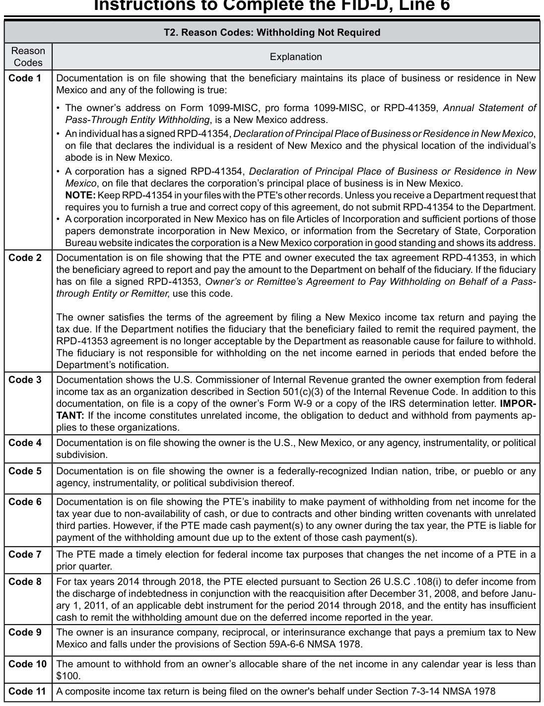 Table from the official PDF (page 39)