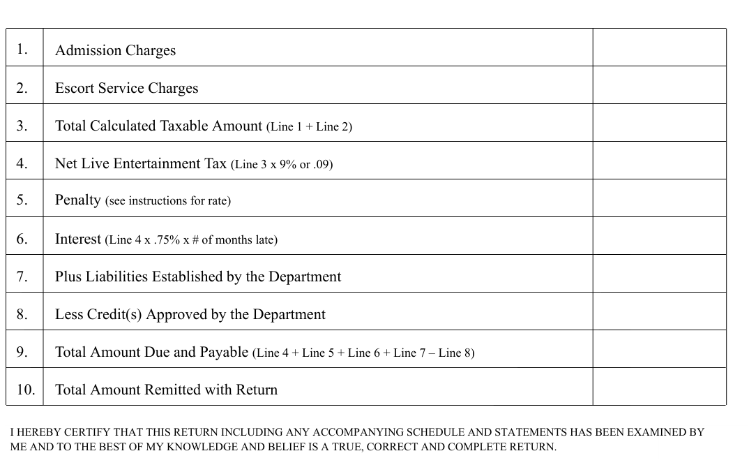 Table from the official PDF (page 1)