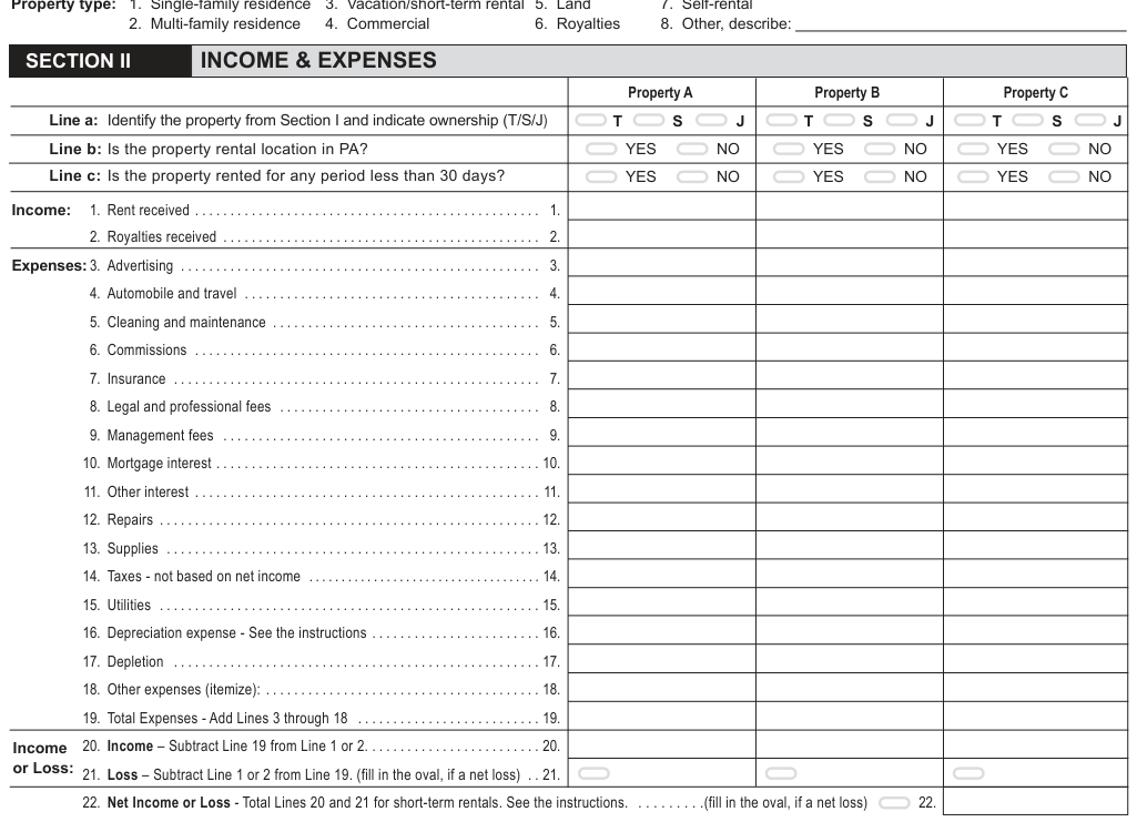 Table from the official PDF (page 1)
