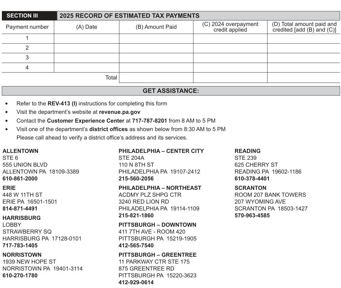 Table from the official PDF (page 2)