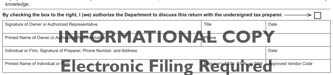 Table from the official PDF (page 12)