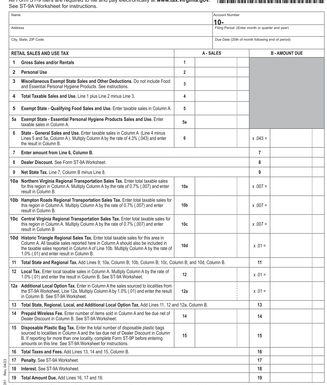 Table from the official PDF (page 3)