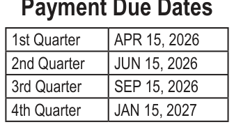 Table from the official PDF (page 2)