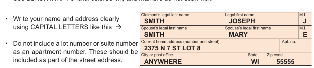 Table from the official PDF (page 2)